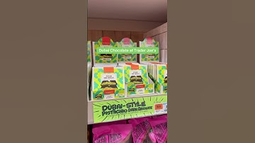 Dubai chocolate at Trader Joe’s! #traderjoes #foodie #dubai #dubaichocolate #groceryshopping