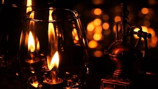 A Cozy Rainy Night at a Coffee House | Candlelight Ambience & Piano Sounds [Real Shot / No Loop]