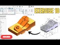 SolidWorks Tutorial | Exercise 10 | SolidWorks 3D Part Drawing Tutorial |CAD Institute