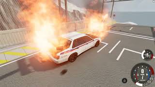 FIRE ON CAR GONE WRONG🫣🔥!!SURVIVAL??BeamNG screenshot 4