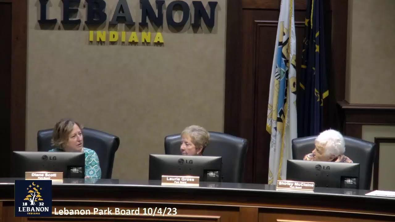 Lebanon, Indiana Board of Zoning Appeals Meeting 10/2/23 YouTube