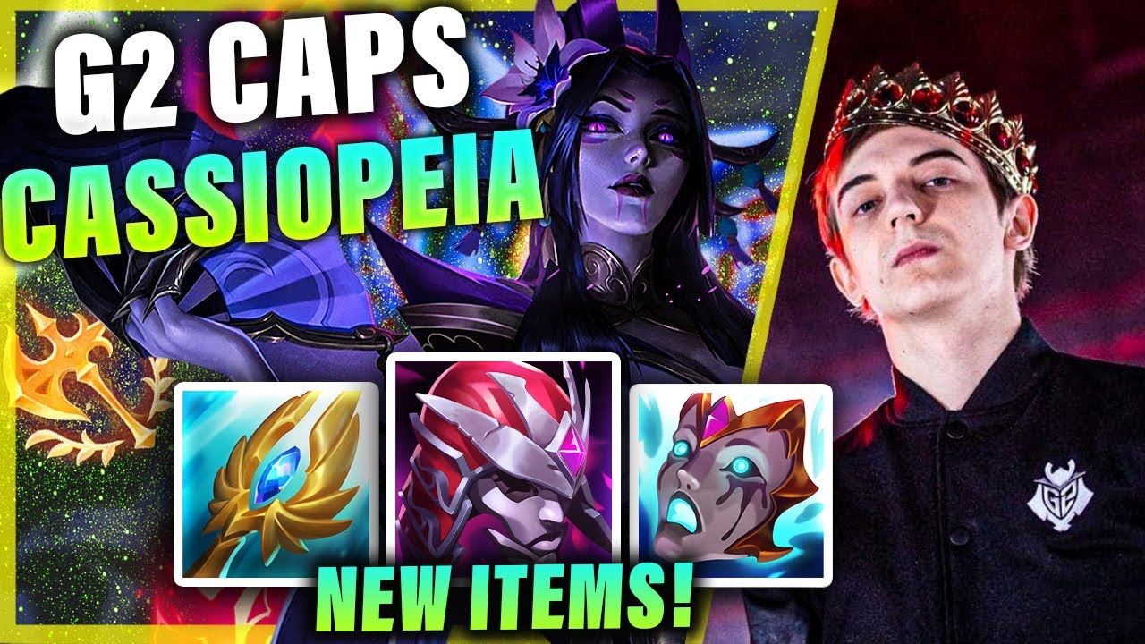 G2 CAPS PLAYING CASSIOPEIA MID W/ NEW ITEMS VS KAYLE | PRESEASON S11 G2 PLAYERS STREAM GAMEPLAYS