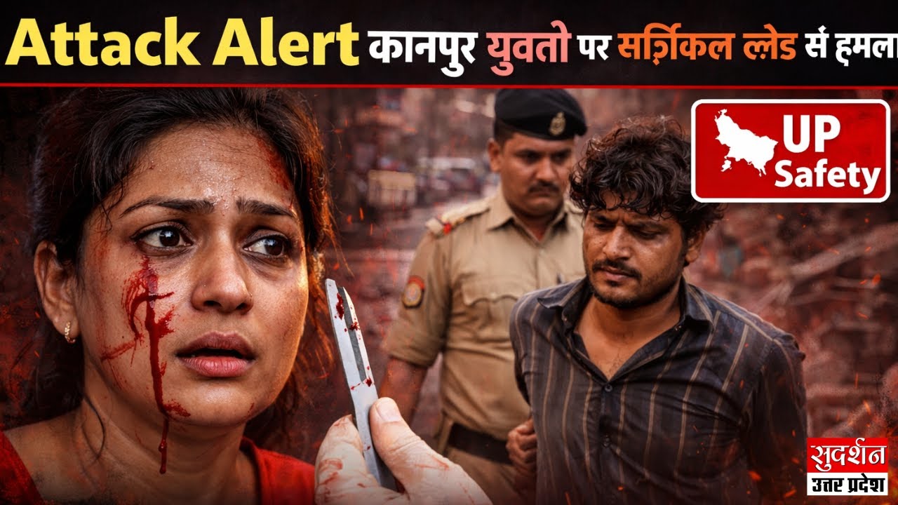 Attack Alert Kanpur युवती पर सर्जिकल ब्लेड से हमला, आरोपी गिरफ्तार | UP Safety