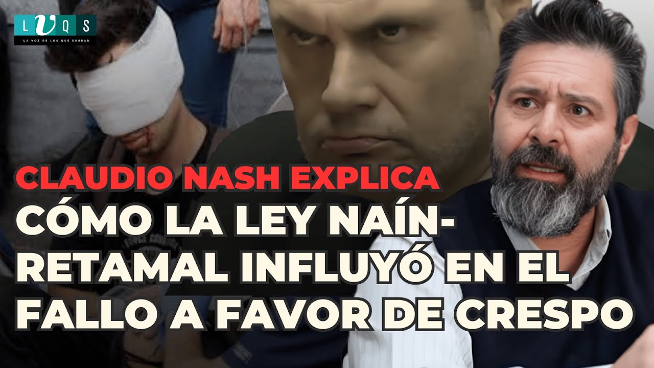 Claudio Nash explica cómo la Ley Naín-Retamal influyó en el fallo a favor de Crespo