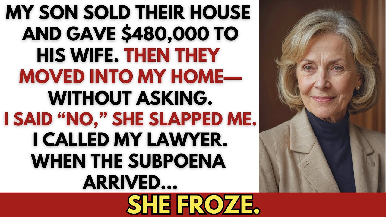 My Son Sold Their House and Gave $480,000 to His Wife—Then They Moved In With Me Without Asking
