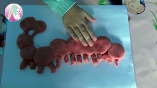 ГУСЕНИЦА лепим из ЗАВАРНОГО ТЕСТА для лепки ЛЕПКА ИГРЫ Детское видео ГУСЕНИЦА лепим из ЗАВАРНОГО ТЕСТА для лепки ЛЕПКА ИГРЫ Детское видео