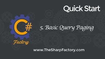Quick Start 5 - Basic Query Paging