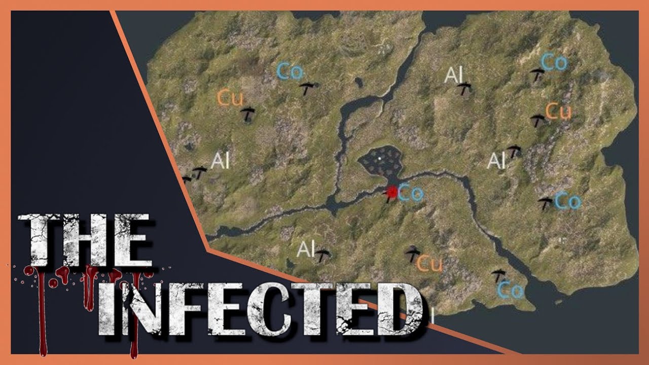 The infected карта ресурсов