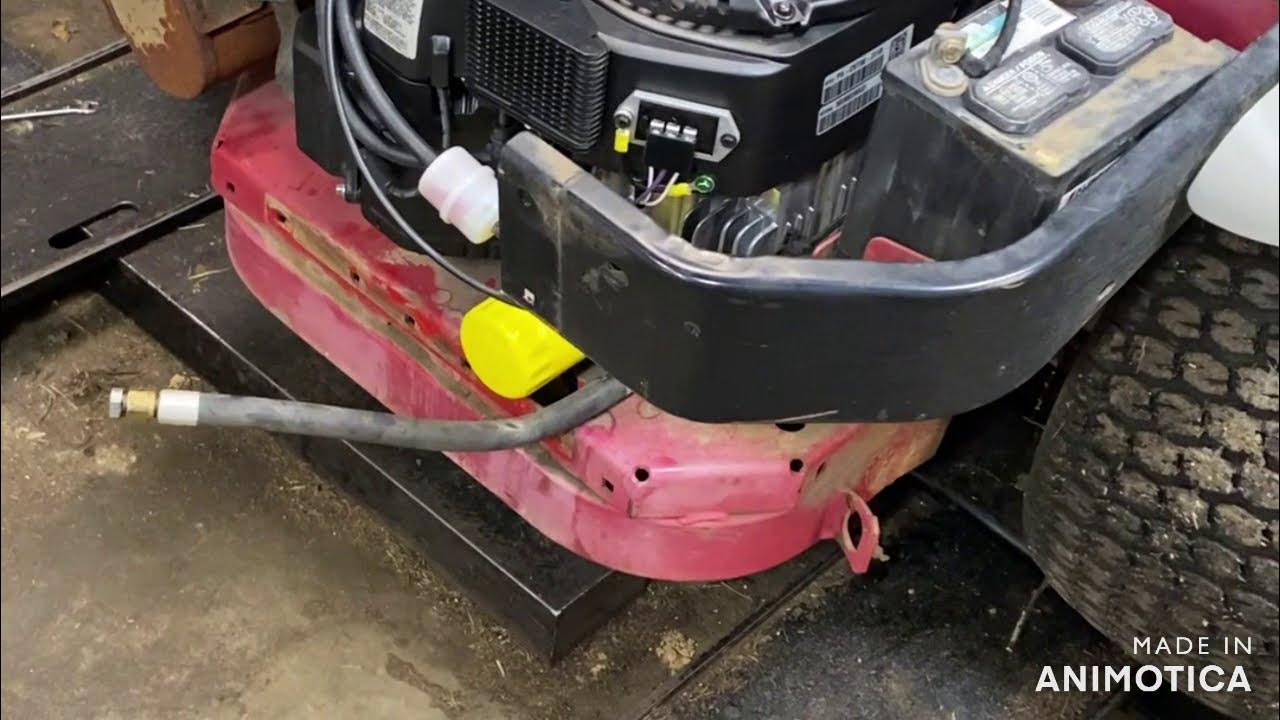 exmark lazer z engine replacement - YouTube
