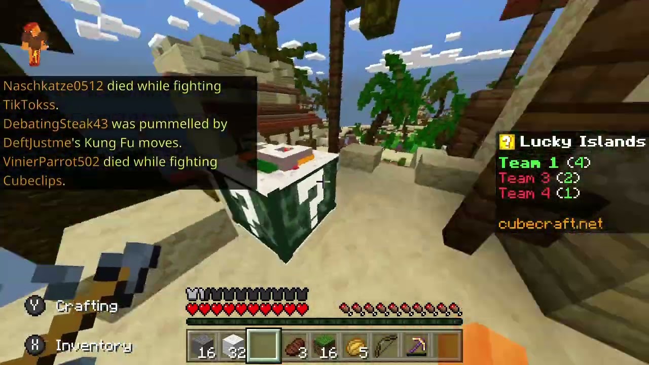 Cubecraft Lucky Blocks Teams Of 4 Any% Speedrun (