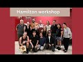 Hamilton cast gives theater workshop!