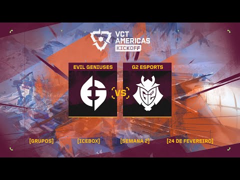 G2 Esports x Evil Geniuses (Mapa 2: Icebox) | VCT Americas Kickoff