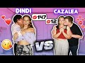 Who is The Best  COUPLE CHALLENGE **DINDI vs  CAZALEA** ❤️💋| CHALLENGE