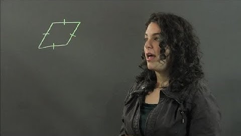 Does a Rhombus Have a Vertex? : Measurements & Other Math Calculations