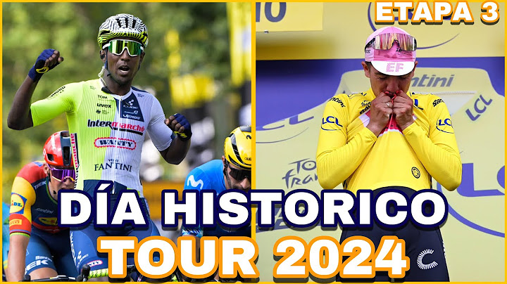 ETAPA 3 ➤ TOUR DE FRANCIA 2024 🇫🇷 Dia HISRORICO para CARAPAZ y GIRMAY