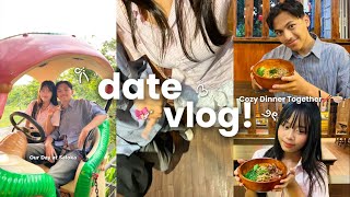 our anniversary vlog ♡ saloka theme park 🎡 + food trip, dinner date & little happy moments👫🏼🤍