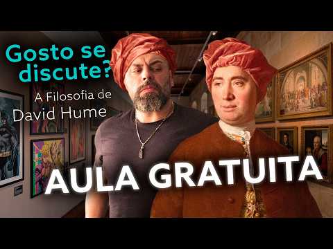 🔴 GOSTO (não) SE DISCUTE? Aula Aberta sobre a filosofia estética de David Hume