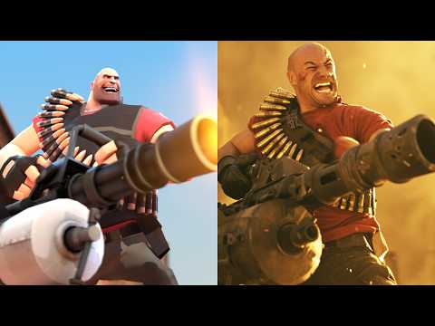 Team Fortress 2 Characters in Real Life (AI Version)