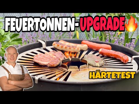 Das ultimative Upgrade für die Feuertonne! 🔥 Härtetest mit Ribeye & Lammsteak!