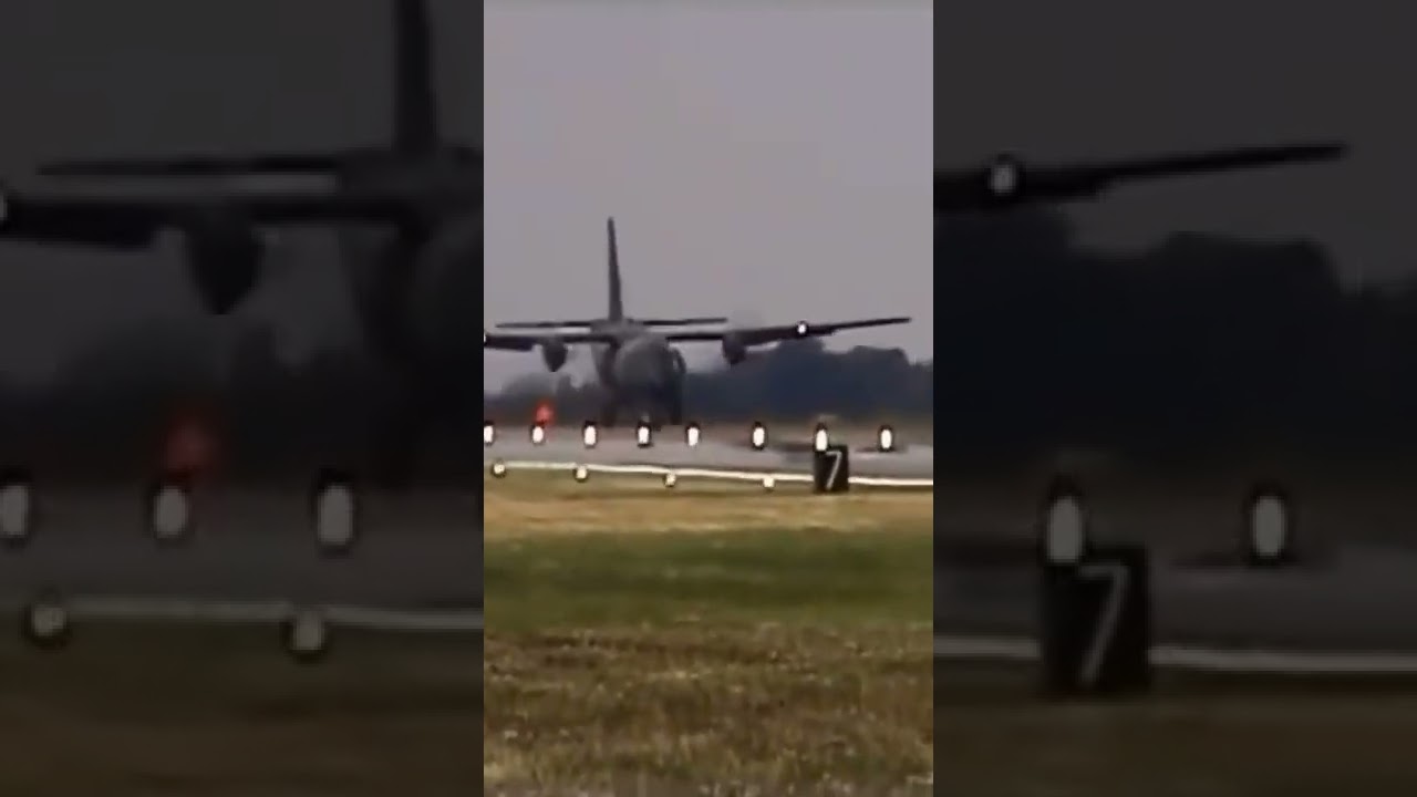 C-130 crash landing 😥