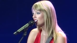 Taylor Swift - "Mean" with speech (Live in Los Angeles 8-19-13)