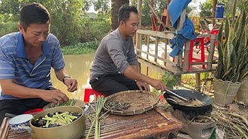 Cá Trạch Một Nắng Ốc Hấp Xả Tiếp Anh Tâm Ghé Thăm Tuy Vội Mà Vui.Góc Làng Quê#1576