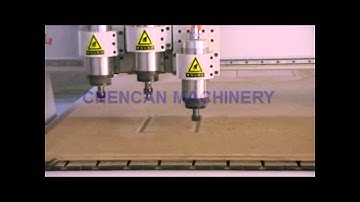 pneumatic tool changing cnc router with 3 water cooling spindle