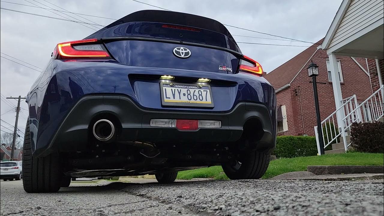 22 GR86 **COLD START** muffler delete YouTube