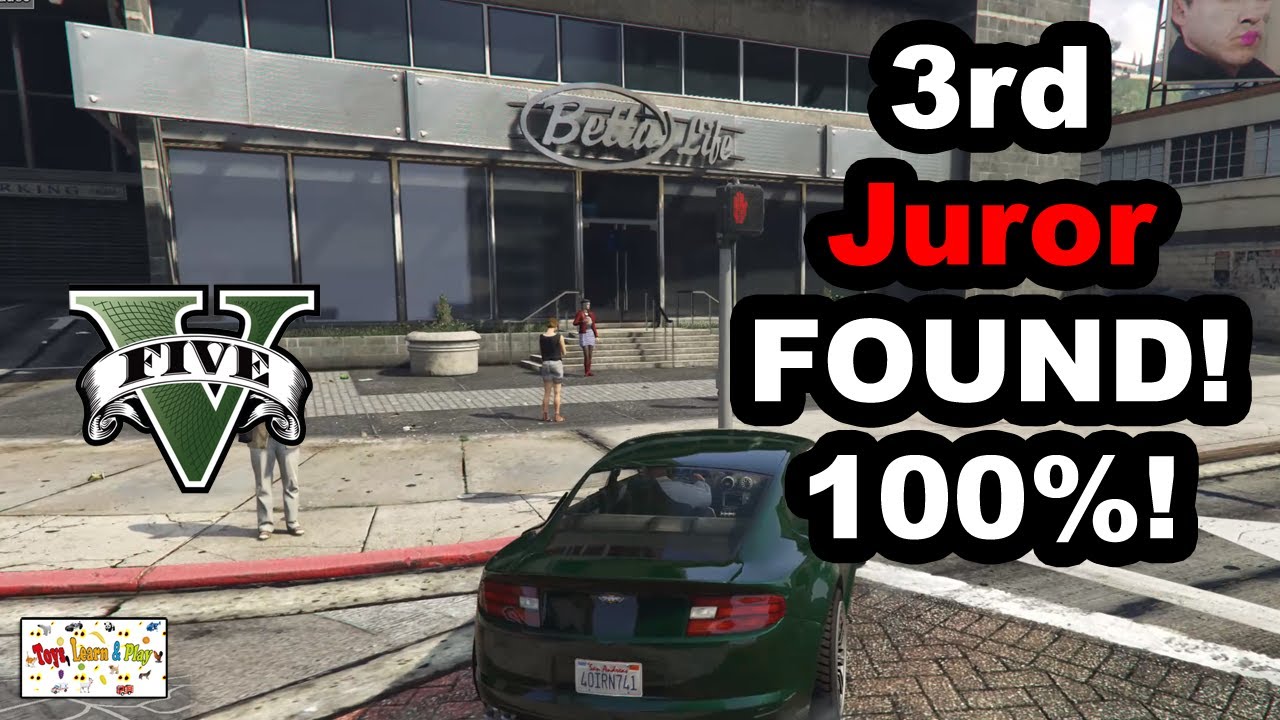 Where to Find the Third Juror in GTA 5 - YouTube