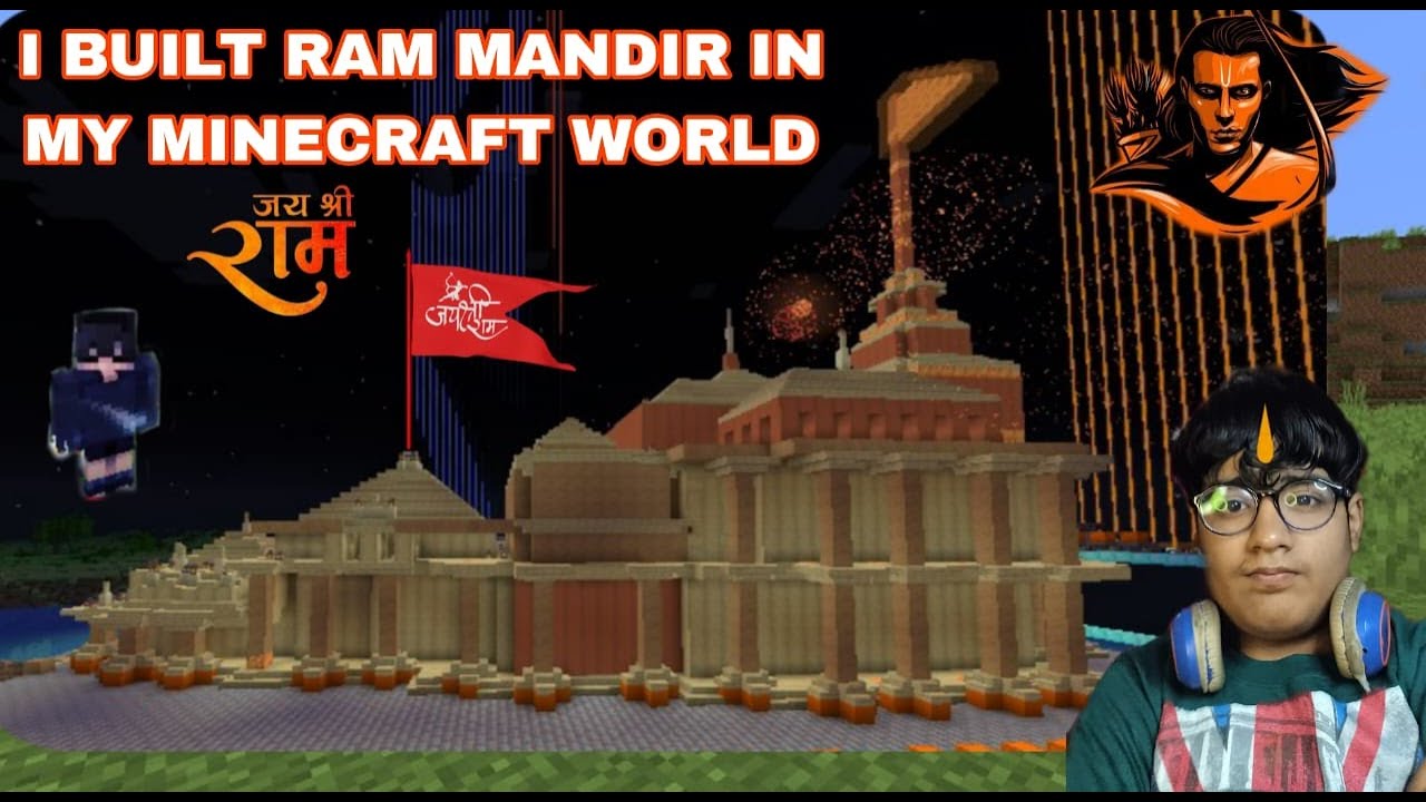 I BUILT BIGGEST RAM MANDIR IN MY MINECRAFT WORLD/BW GamingYT - YouTube