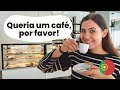 Ordering Coffee in Portugal, Porto | European Portuguese Comprehensive Conversation