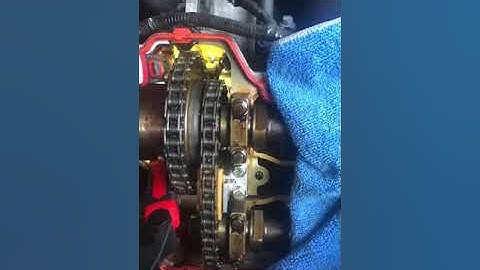 Someone went the easy way on timing chain replacement