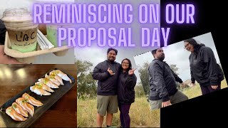 Reminiscing on our proposal day! Bay Area Food Spots, Sake2Me Sushi, Lac Coffee, Brian Black Tea!