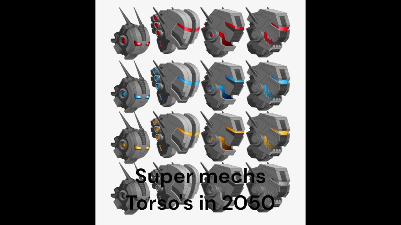 SuperMechs Torso's In 2050-