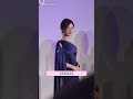 Yang Zi with her red hair and bangs was spotted visiting a store in Rome