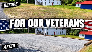 NEW RV Parking Pad for our VETERANS!