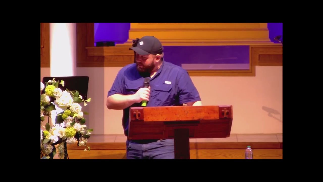 Derrick at his Uncle Travis’ Funeral