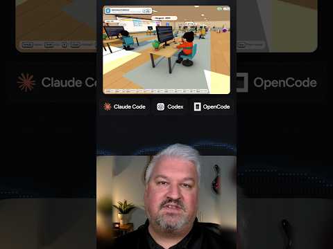 Run a Claude Code and Codex agent swarm in a 3D office with cubefarm — video by Leon van Zyl