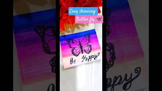 butter fly drawing #creative #art #easy