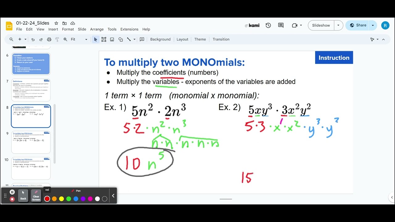 Multiplying Polynomials - YouTube