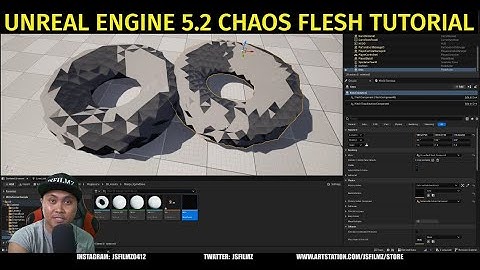 Unreal Engine 5.2 Chaos Flesh Tutorial