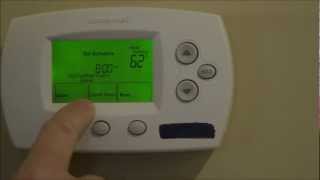 How to Program Your Thermostat - Honeywell FocusPro TH6000 Series