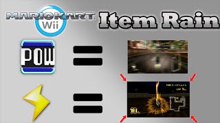 Mario Kart Wii Item Rain, but every item affects the video