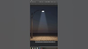 Realistic FAKE Street Lamp Create in Photoshop #photoshop #trending #tutorial 🤔