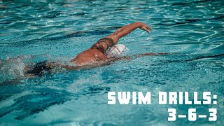 Swim Drills: 3-6-3 Drill
