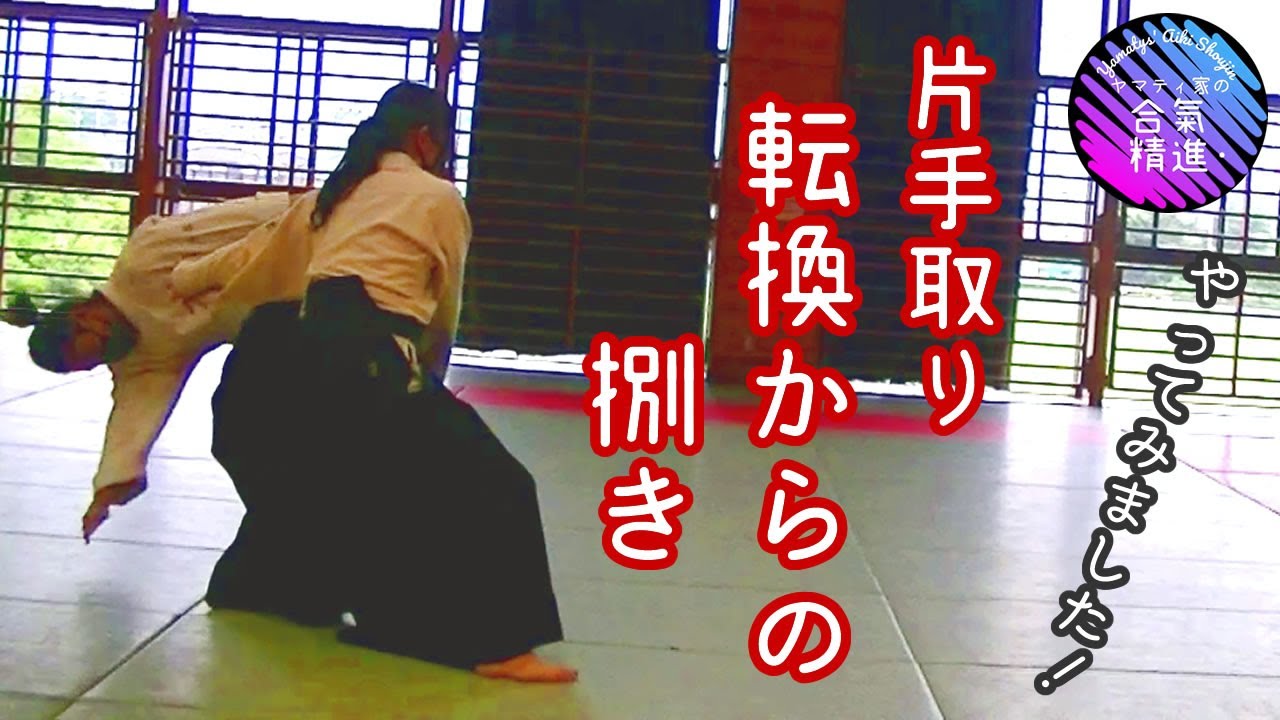 片手取り転換／転身の捌き　7種類（合気道・大東流合気柔術）