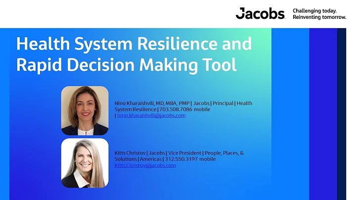 Jacobs’ Health System Resilience Framework