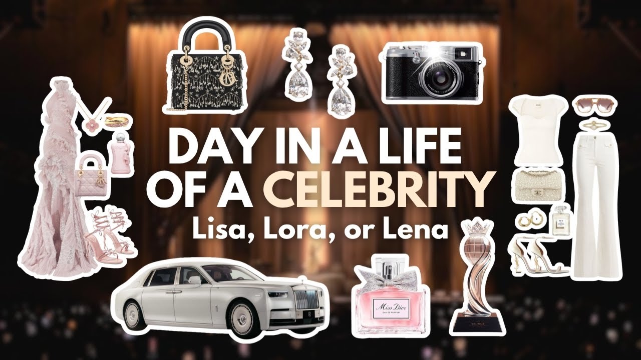 Day in a life of a CELEBRITY📸🎤🎬| Lisa, Lora or Lena