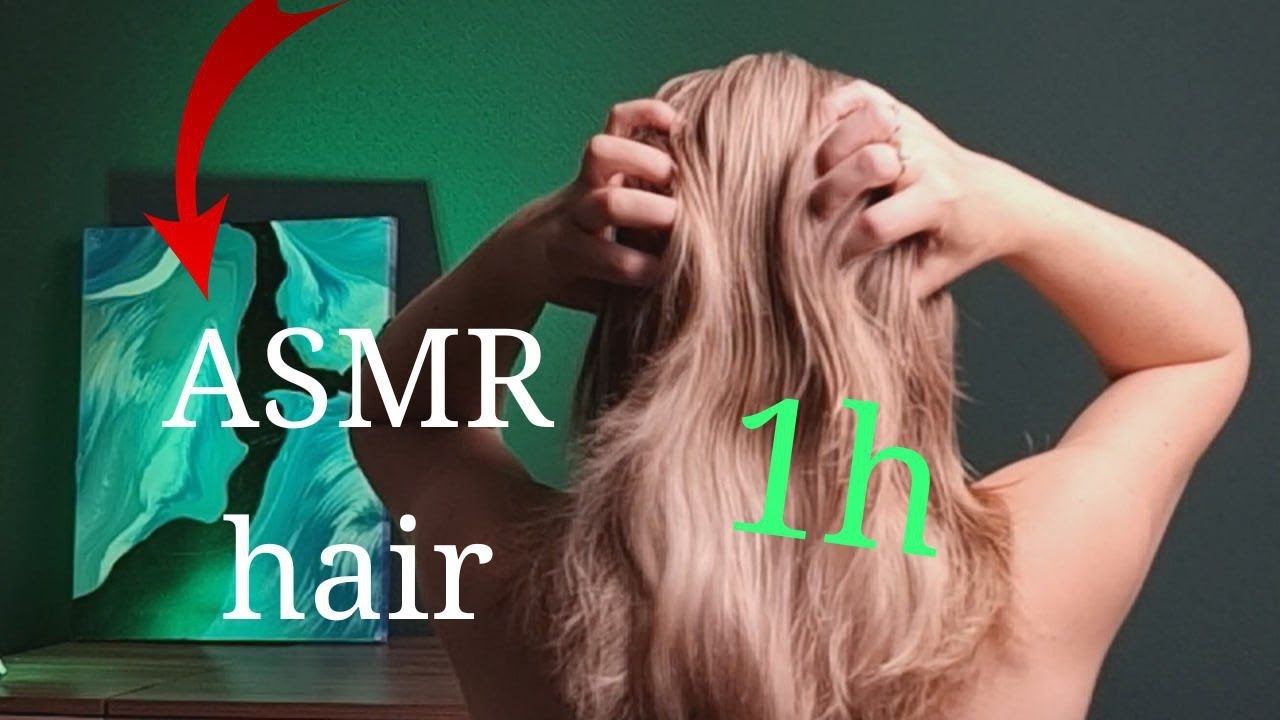 ASMR {no tolking} goosebumps, combing hair, back, pleasant sounds, for sleep and relaxation