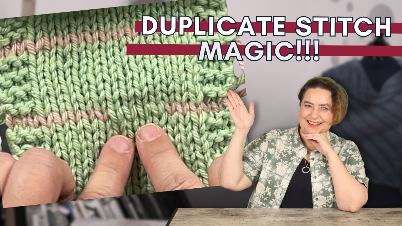 Duplicate Stitch the Master Knitter's Technique for Hiding